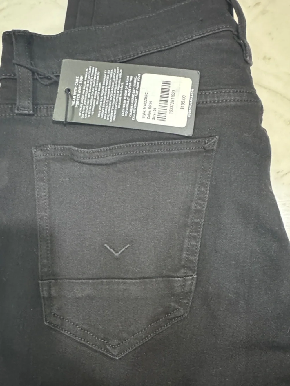 Hudson Jeans Zack Skinny Fit - Black